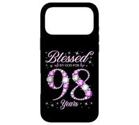 Blessed By God For 98 Years Old 98th Birthday B-Day Party Case for iPhone 17 Pro Max