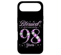 Blessed By God For 98 Years Old 98th Birthday B-Day Party Case for iPhone Air