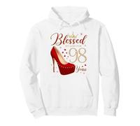 Blessed By God For 98 Years Old 98th Birthday Party Pullover Hoodie