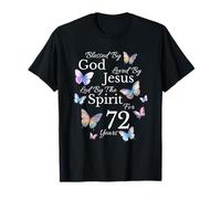 Blessed By God Loved By Jesus For 72 Years Old 72nd Birthday T-Shirt