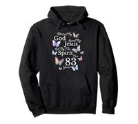 Blessed By God Loved By Jesus For 83 Years Old 83rd Birthday Pullover Hoodie