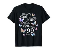 Blessed By God Loved By Jesus For 99 Years Old 99th Birthday T-Shirt