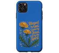 Blessed by God Loved by Jesus Led by Spirit Christian Faith Case for iPhone 11 Pro Max