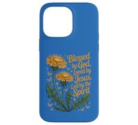 Blessed by God Loved by Jesus Led by Spirit Christian Faith Case for iPhone 14 Pro Max