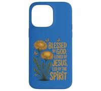 Blessed by God Loved by Jesus Led by Spirit Christian Faith Case for iPhone 14 Pro Max