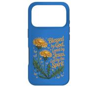 Blessed by God Loved by Jesus Led by Spirit Christian Faith Case for iPhone 17 Pro