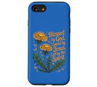 Blessed by God Loved by Jesus Led by Spirit Christian Faith Case for iPhone SE (2020) / 7/8