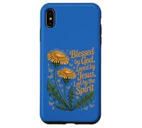 Blessed by God Loved by Jesus Led by Spirit Christian Faith Case for iPhone XS Max