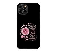 Blessed by God Loved by Jesus Led by Spirit Faith Case for iPhone 11 Pro