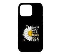 Blessed By God Loved By Jesus Led By Spirit Faith Case for iPhone 16 Pro