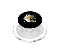 Blessed By God Loved By Jesus Led By Spirit Faith PopSockets PopGrip for MagSafe