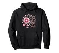 Blessed by God Loved by Jesus Led by Spirit Faith Pullover Hoodie