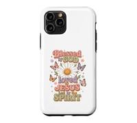 Blessed by God Loved by Jesus Led by Spirit Retro Case for iPhone 11 Pro