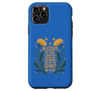Blessed By God Loved By Jesus Led By The Spirit Christian Case for iPhone 11 Pro