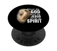 Blessed By God Loved By Jesus Led By The Spirit Christian PopSockets Adhesive PopGrip