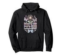 Blessed by God Loved by Jesus Led by the Spirit Pullover Hoodie