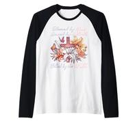 Blessed by God Saved by Jesus Filled by Spirit Christian Raglan Baseball Tee