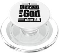 Blessed By God Since 1976 Christian Themed Birthday Party PopSockets PopGrip for MagSafe