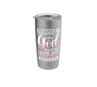 Blessed By God Spoiled By My Husband Protected By Both Stainless Steel Insulated Tumbler