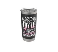 Blessed By God Spoiled By My Husband Protected By Both Stainless Steel Insulated Tumbler