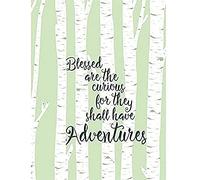 Blessed Curious Adventure Silver Birch Canvas Wall Art Print