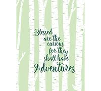 Blessed Curious Adventure Silver Birch Large Canvas Wall Art Print