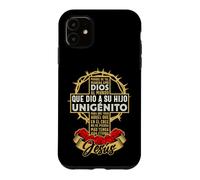Blessed Faith God Cross Bible Verse Mexican Devotion Phrase Case for iPhone 11