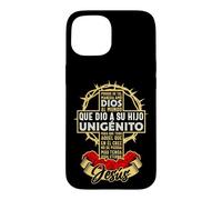 Blessed Faith God Cross Bible Verse Mexican Devotion Phrase Case for iPhone 15
