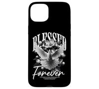 Blessed Forever Christian Dove Design Case for iPhone 15 Plus