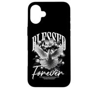 Blessed Forever Christian Dove Design Case for iPhone 16 Plus