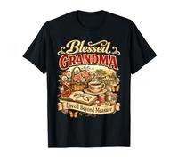 Blessed Grandma Mothers Day Sweet Graphic Novelty T-Shirt