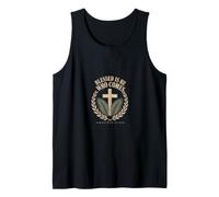 Blessed is He Who Comes Matthew 21:9 Christian Emblem Tank Top