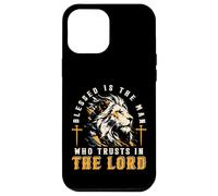 Blessed Is The Man Who Trusts In The Lord Lion Christian Men Case for iPhone 12 Pro Max