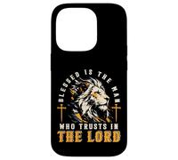 Blessed Is The Man Who Trusts In The Lord Lion Christian Men Case for iPhone 14 Pro