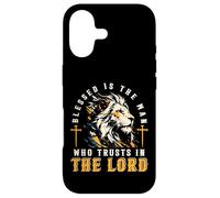 Blessed Is The Man Who Trusts In The Lord Lion Christian Men Case for iPhone 17