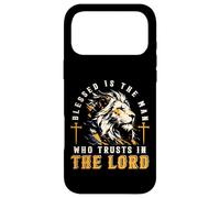 Blessed Is The Man Who Trusts In The Lord Lion Christian Men Case for iPhone 17 Pro Max