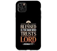 Blessed Is The Man Who Trusts Lord Bible Verse Jesus Case for iPhone 11 Pro Max