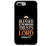 Blessed Is The Man Who Trusts Lord Bible Verse Jesus Case for iPhone 7 Plus/8 Plus