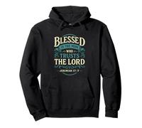 Blessed Is The Man Who Trusts The Lord Christian Pullover Hoodie