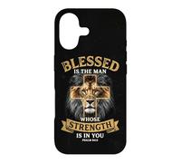 Blessed Is The Man Whose Strength Is In You Psalm 84:5 Lion Case for iPhone 17