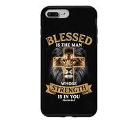 Blessed Is The Man Whose Strength Is In You Psalm 84:5 Lion Case for iPhone 7 Plus/8 Plus