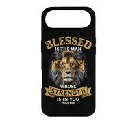 Blessed Is The Man Whose Strength Is In You Psalm 84:5 Lion Case for iPhone Air