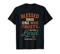Blessed is Who Trusts in The Lord - Vintage Christian T-Shirt