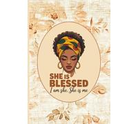 Blessed Lined Journal notebook: 6x9| 110 pages| She is blessed