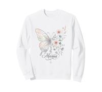 Blessed Mama Beautiful Butterfly Christian Mother's Day Sweatshirt