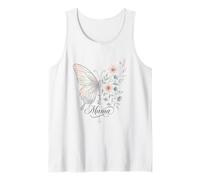 Blessed Mama Beautiful Butterfly Christian Mother's Day Tank Top