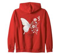Blessed Mama Beautiful Butterfly Christian Mother's Day Zip Hoodie