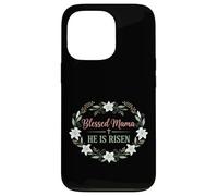 Blessed Mama He Is Risen Christian Easter Design Case for iPhone 13 Pro