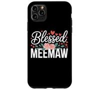 Blessed Meemaw With Flowers For Sweet Loving Grandma Case for iPhone 11 Pro Max