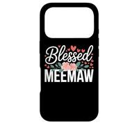 Blessed Meemaw With Flowers For Sweet Loving Grandma Case for iPhone 17 Pro